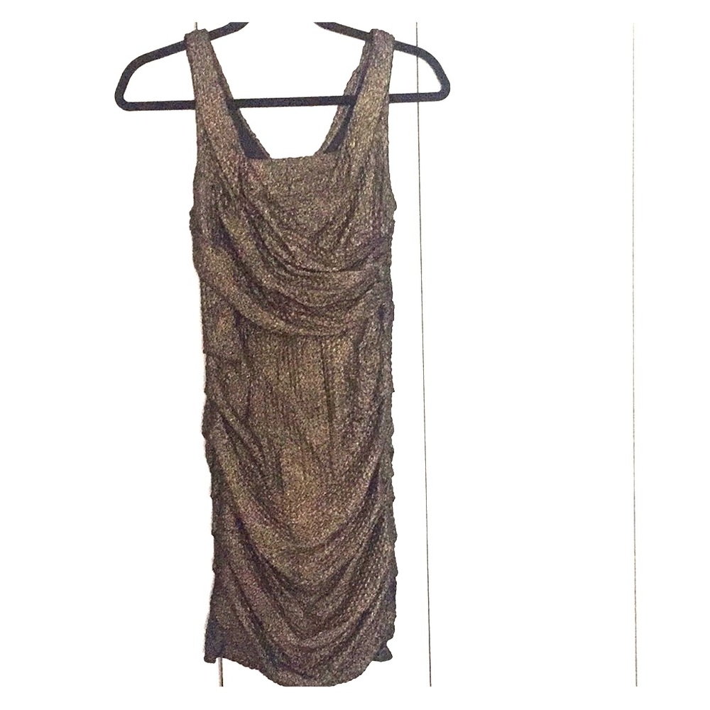 Black and gold Bodycon Dress